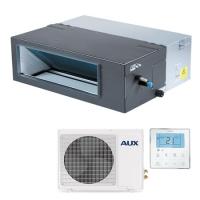 Канальный кондиционер AUX ALMD-H18/4R1B (v2) + XK-05, черный 