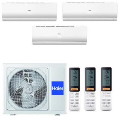Мульти сплит-система Haier 3U70S2SR5FA / AS25S2SF2FA-W на 3 комнаты